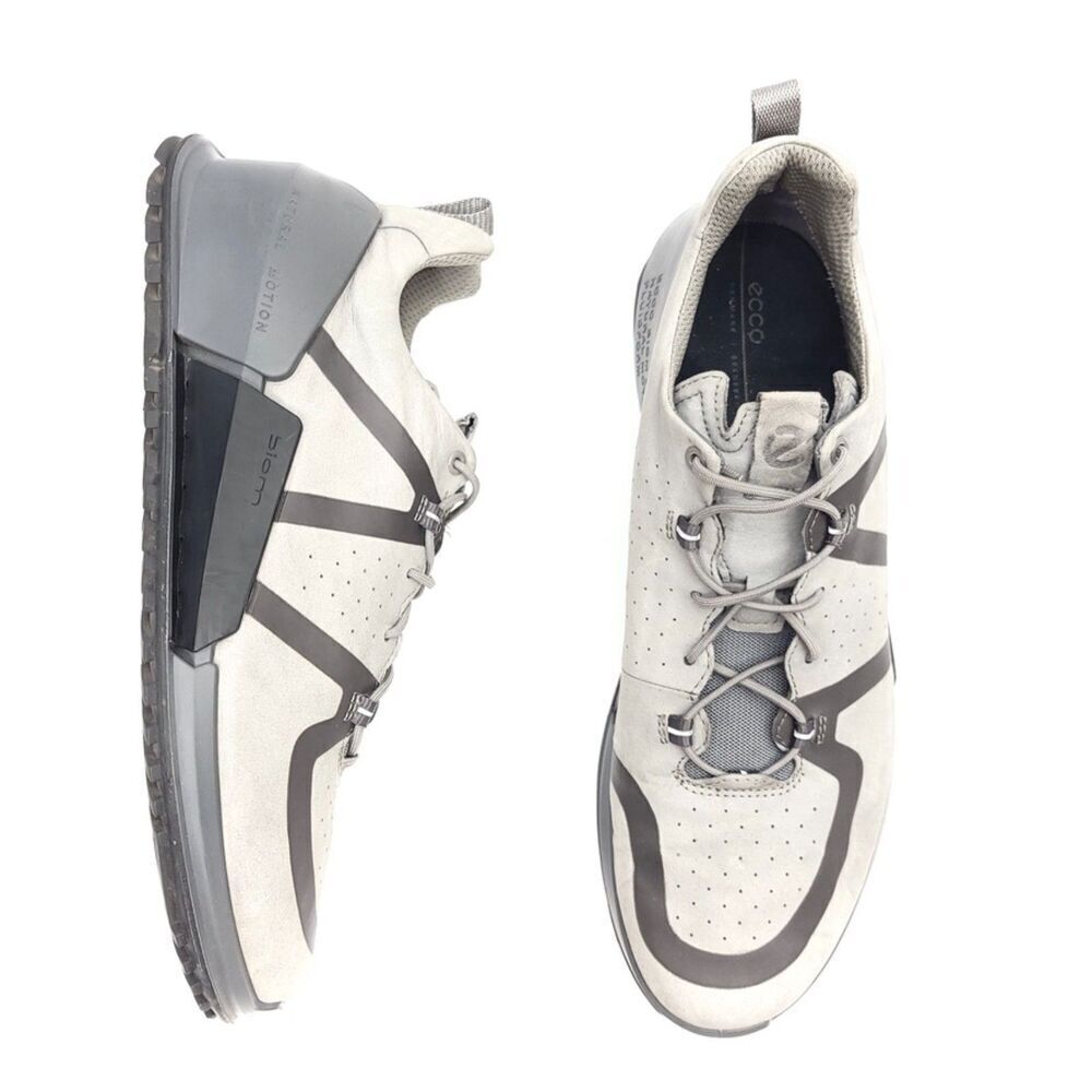 ecco BIOM 2.0 PHORENE Natural Motion Fluidfoam Gray Leather Golf Shoes Men's 13